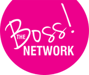 The Boss! Network logo. The link will open the Invest In Progress Grant Program webpage.