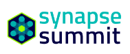 Synapse Summit logo with a hexagon filled with seven dots. The link will open the Synapse Summit 2024 event webpage.