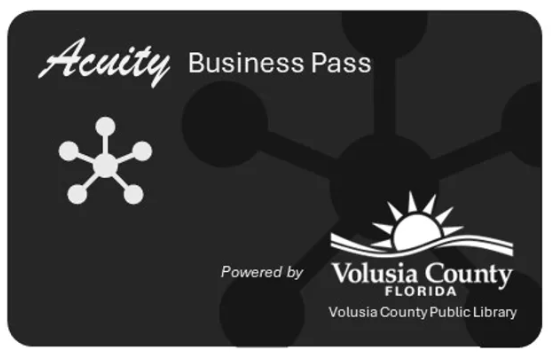 Acuity Business Pass powered by the Volusia County Public Library
