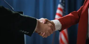 People shaking hands
